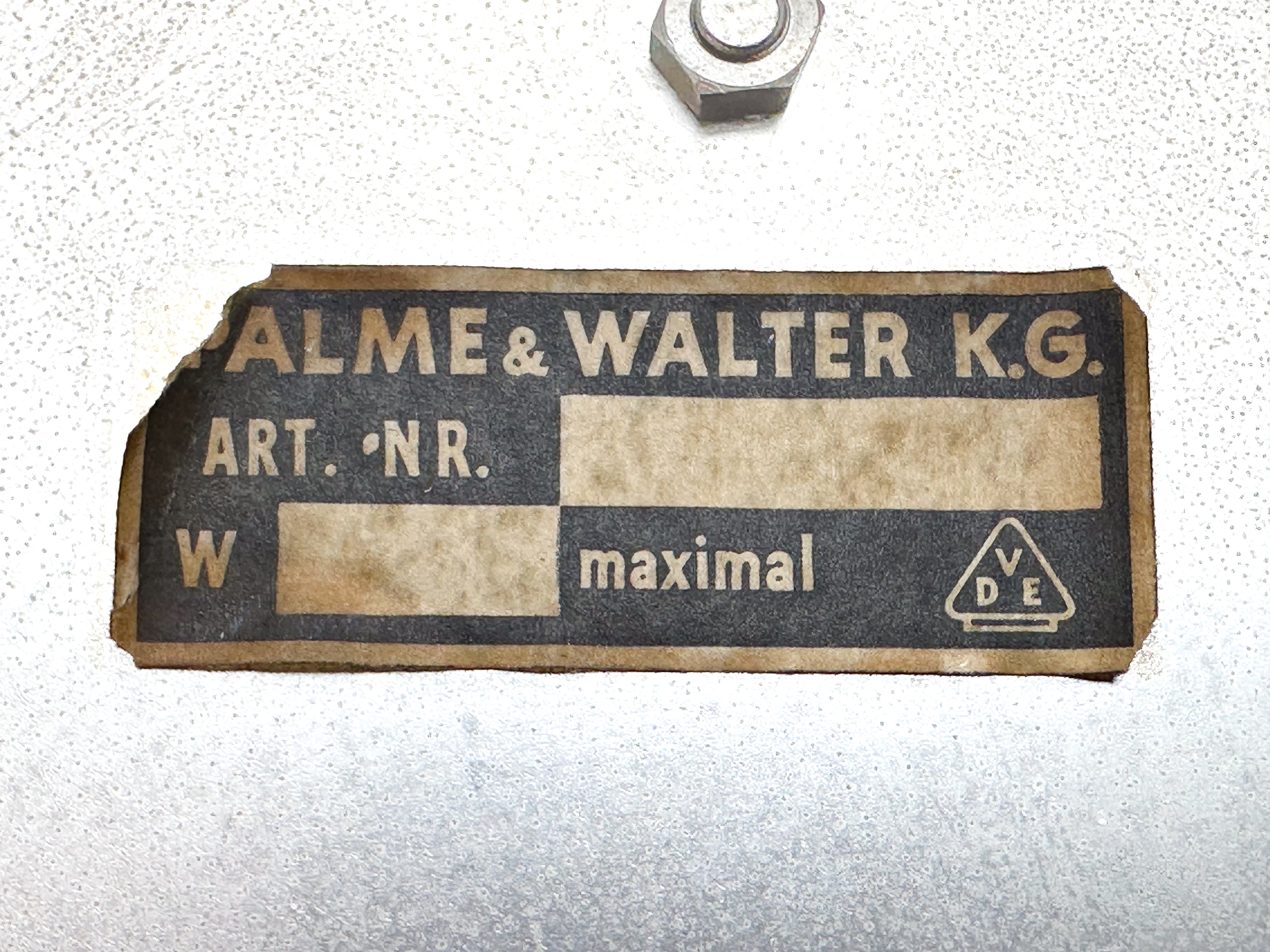 Palme & Walter - Kristallglas Wandspiegel