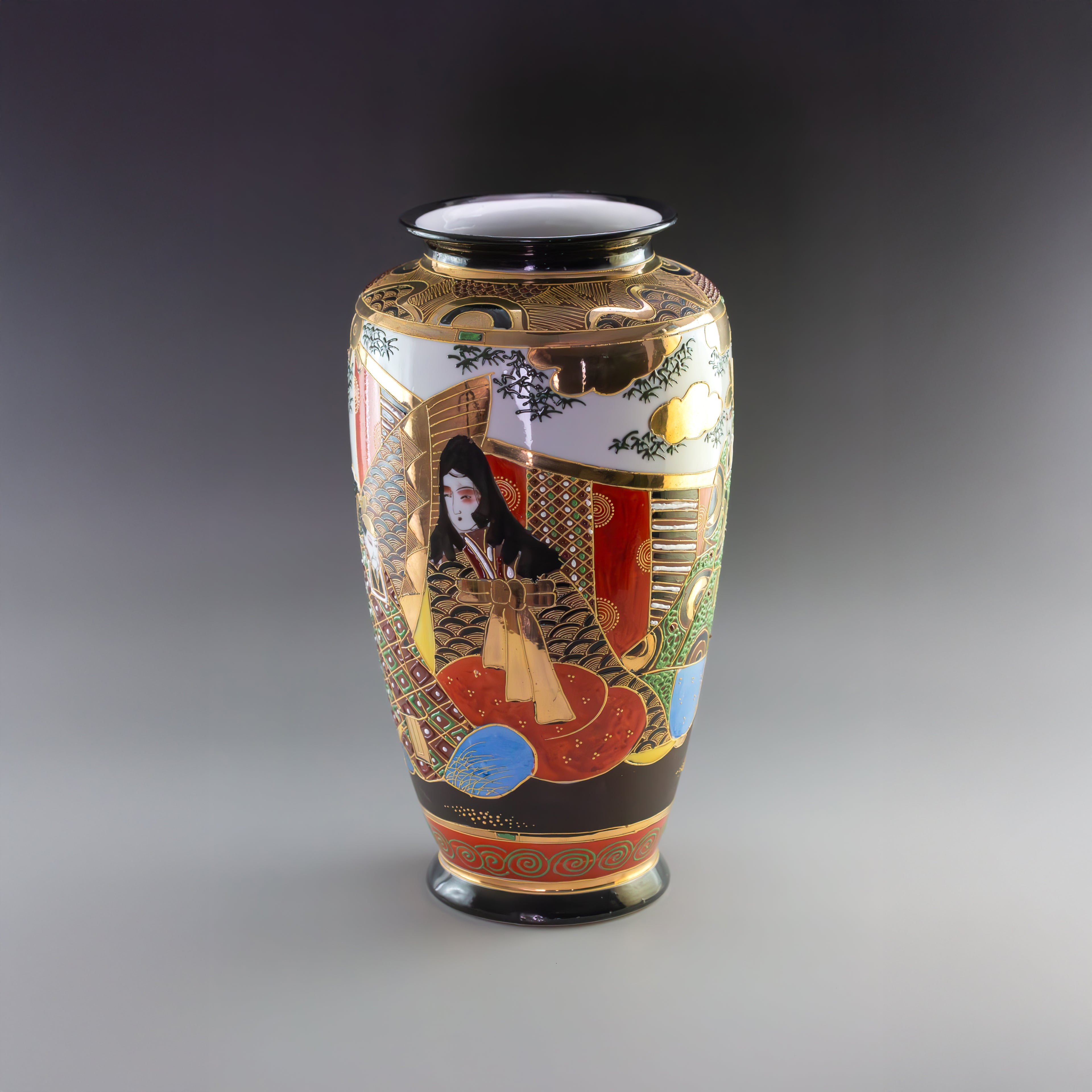 Japanische Satsuma Vase