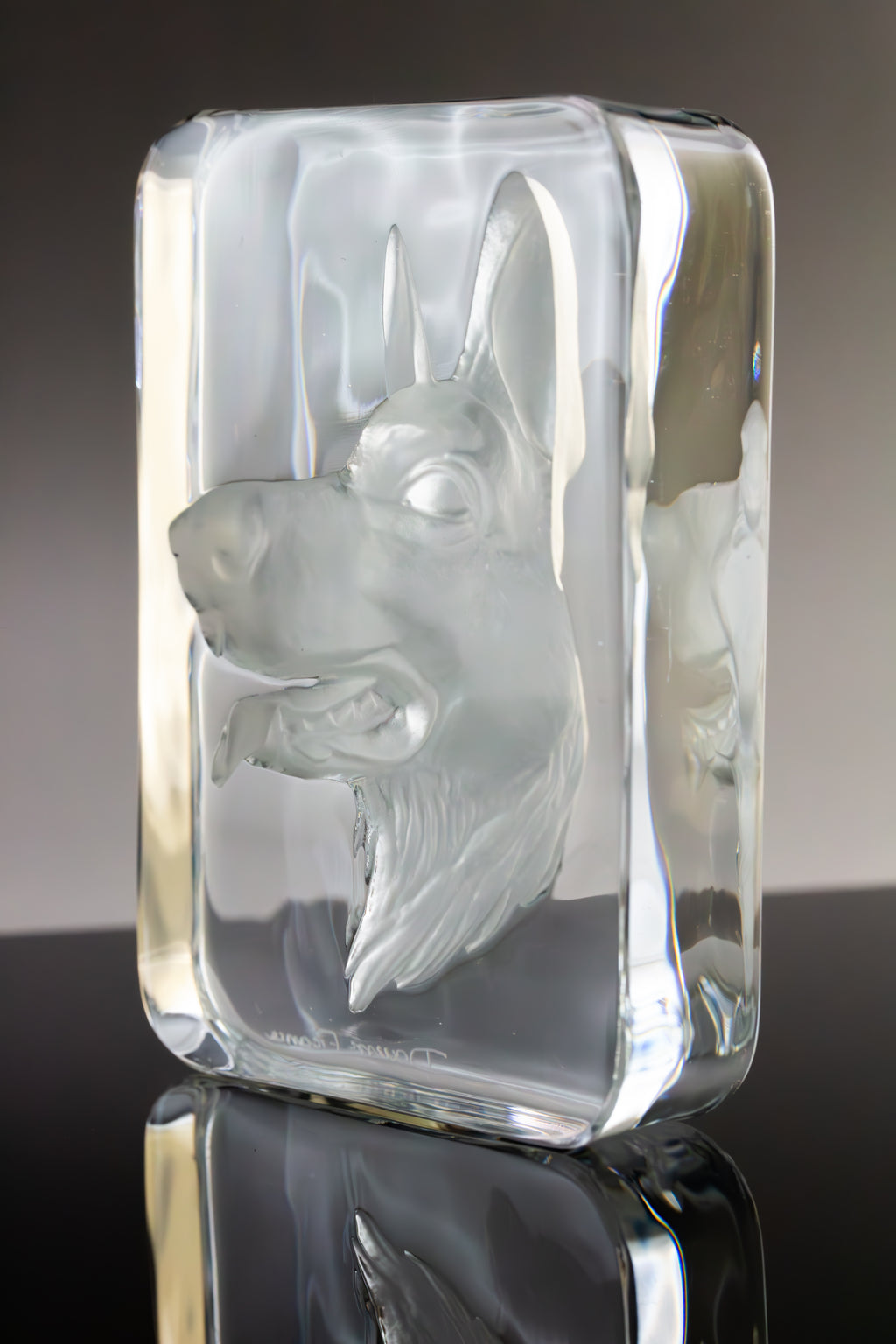 Daum France - Kristallfigur Schäferhund
