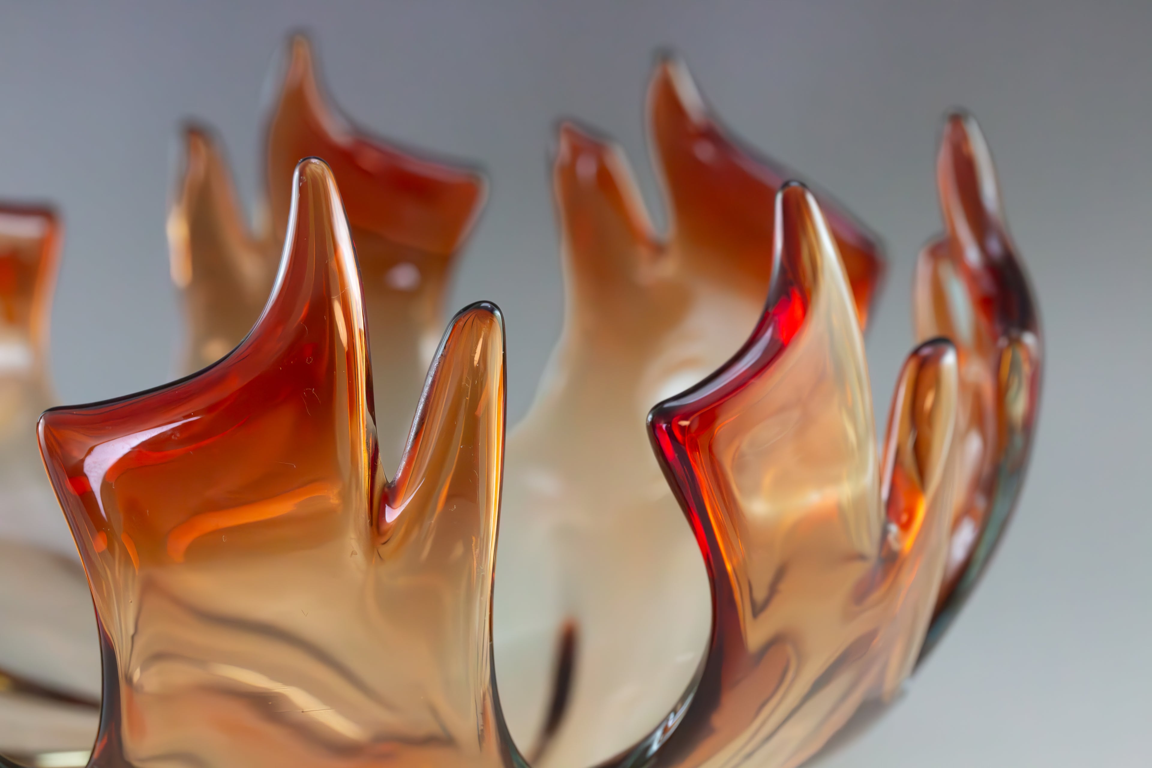 Murano Glasschale - Inferno - 22 cm