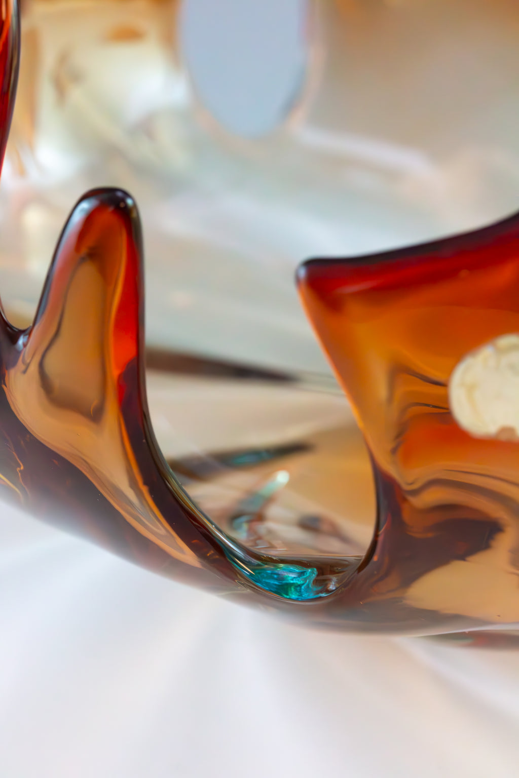 Murano Glasschale - Inferno - 22 cm